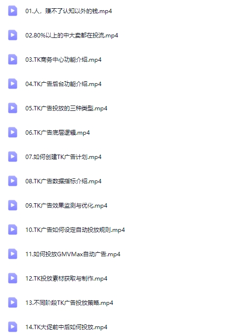 Tiktok Ads实操广告入门到精通【Ad-0044】