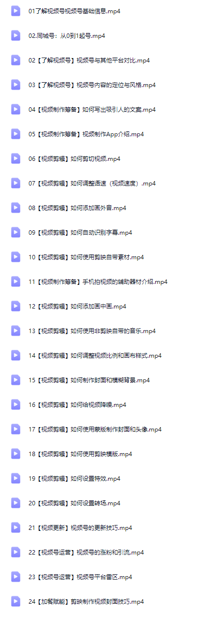 最新微信视频号无人直播课程【Bb-0153】