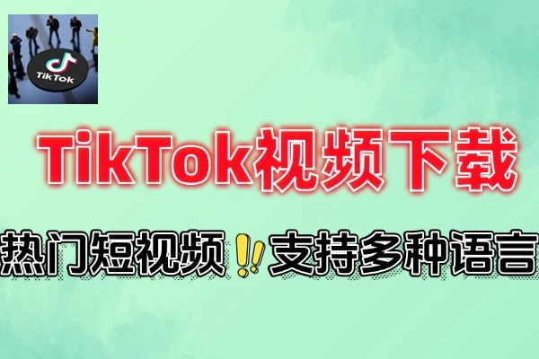 TikTok视频下载器|热门短视频！支持多种语言